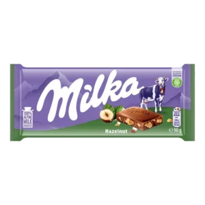 Milka Czekolada Mleczna z Całymi Orzechami Laskowymi 90 g