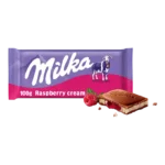 Milka Raspberry Crème Czekolada Mleczna z Nadzieniem Malinowym 100 g