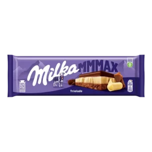 Milka MMMAX Triolade Czekolada Mleczna, Biała i Ciemna 280 g