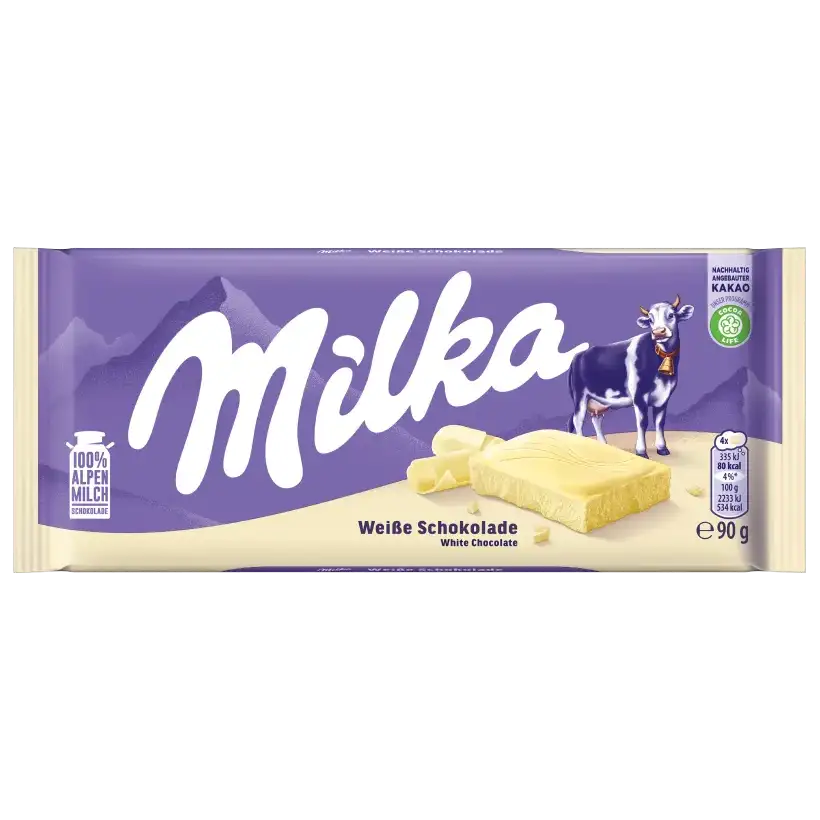 Milka White Czekolada Biała 90 g