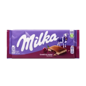 Milka Cherry Crème Czekolada Mleczna z Nadzieniem Wiśniowym 100 g