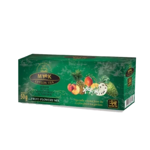MK Ceylon Tea Herbata Zielona o Smaku Wieloowocowym 50 g (25 × 2 g)