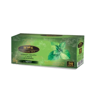 MK Ceylon Tea Herbata Zielona z Miętą 50 g (25 × 2 g)