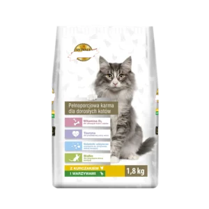 MK Animals Sucha Karma dla Kota z Kurczakiem i Warzywami 1,8 kg