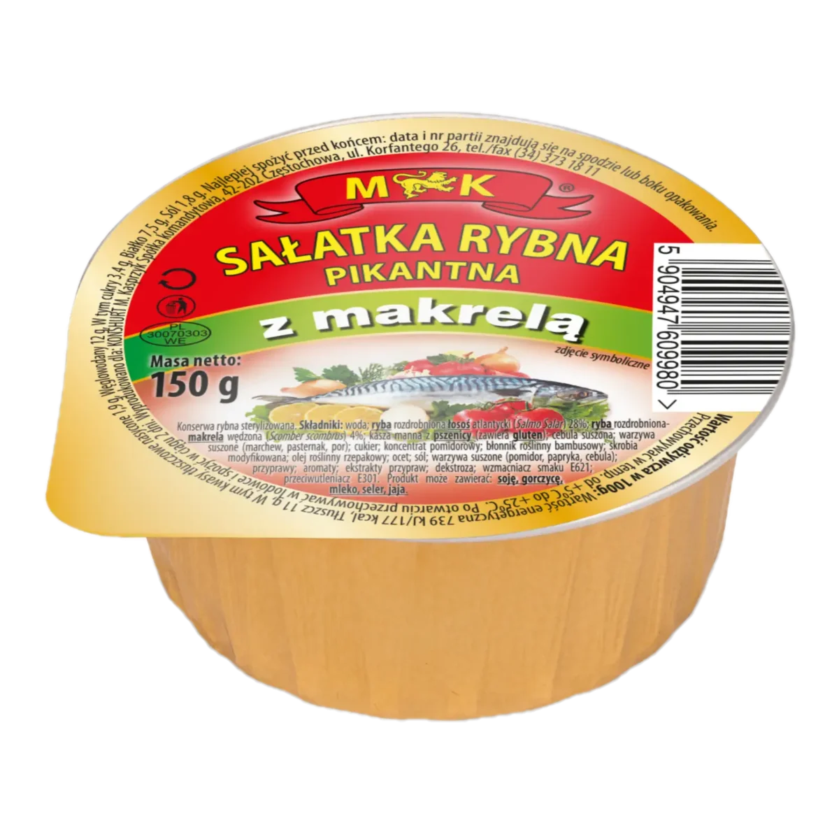 MK Sałatka Pikantna z Makrelą 150 g