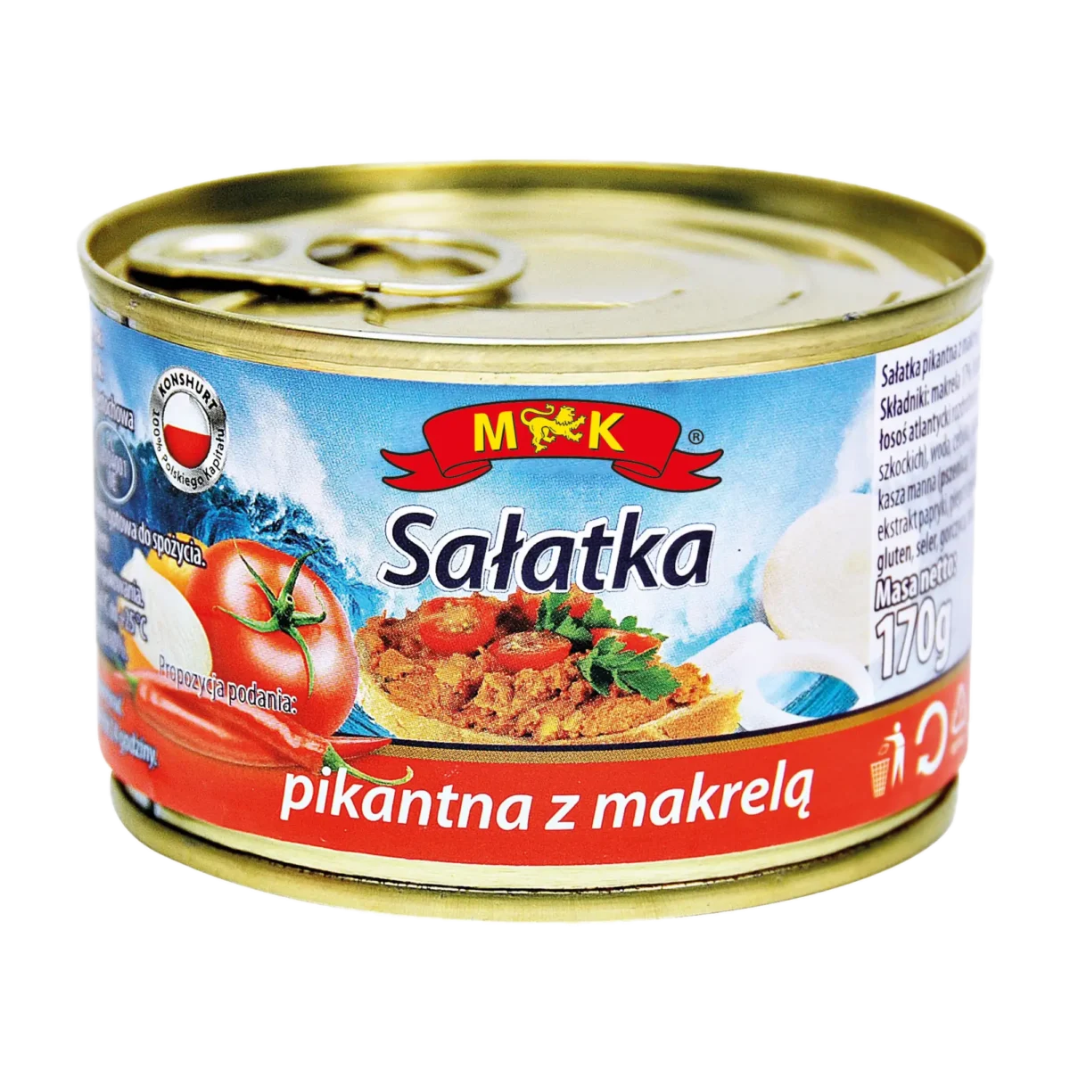MK Sałatka Pikantna z Makrelą 170 g