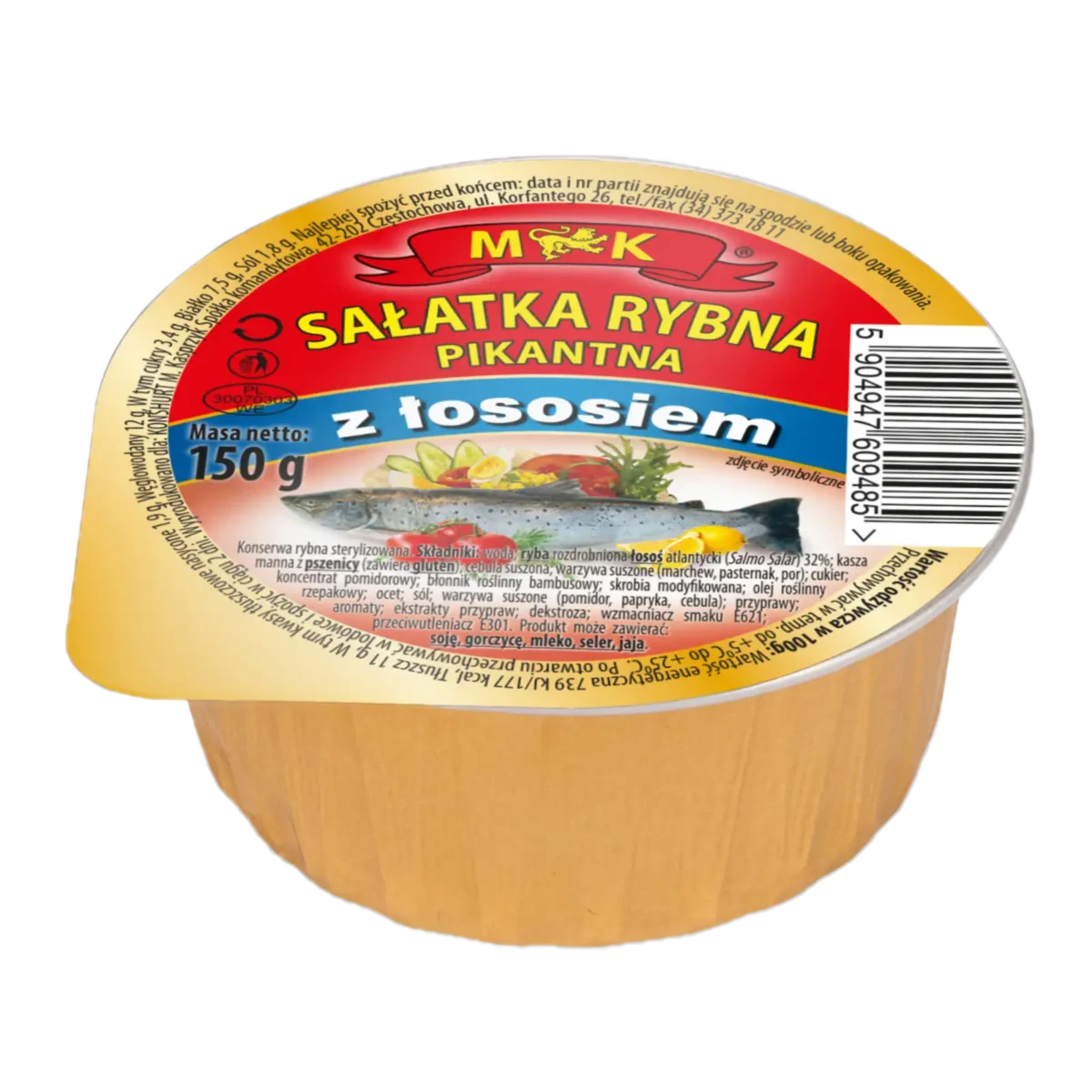 MK Sałatka Pikantna z Łososia 150 g