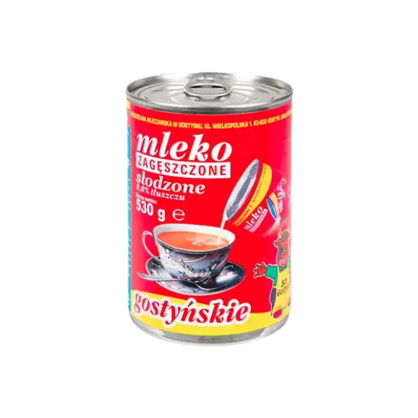 Mleko Gostyńskie Zagęszczone Słodzone 8% 530 g