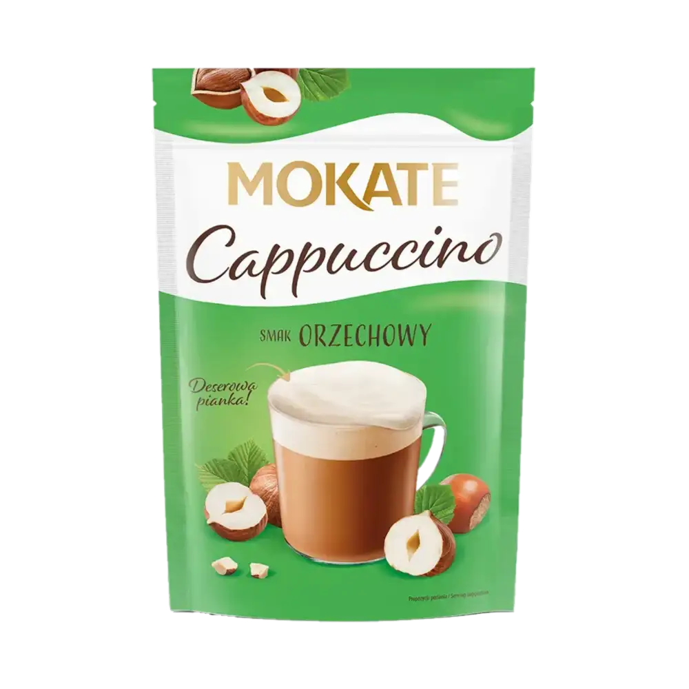 Mokate Cappuccino o Smaku Orzechowym 110 g