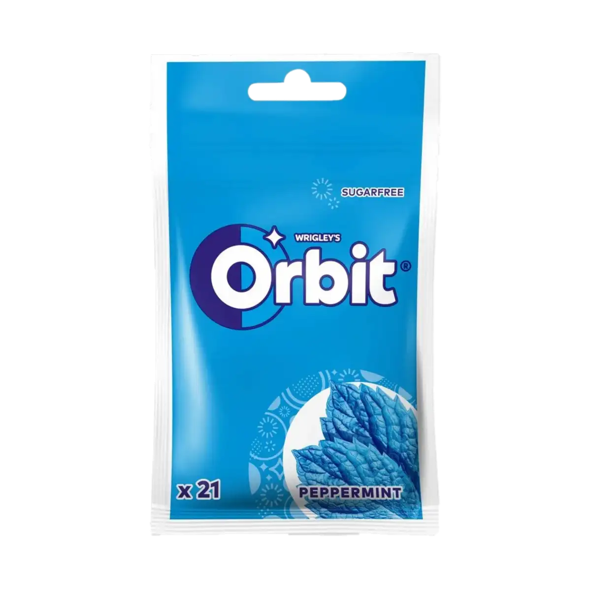 Orbit Peppermint Bezcukrowa Guma do Żucia 29 g (21 drażetek)