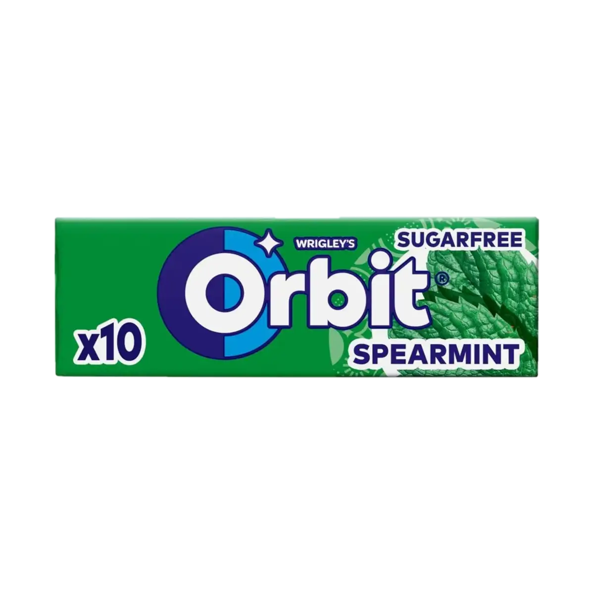 Orbit Spearmint Bezcukrowa Guma do Żucia 14 g (10 drażetek)