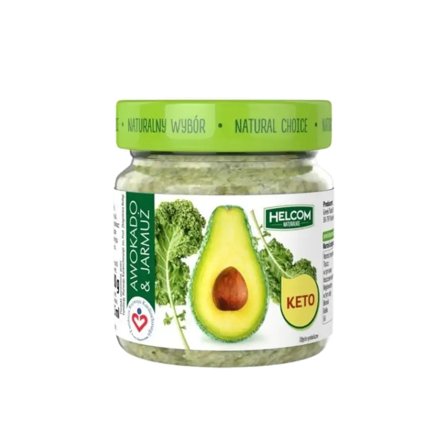 Helcom Naturalnie Pasta z Awokado i Jarmużu 180 g