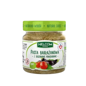 Helcom Naturalnie Pasta Bakłażanowa z Suszonymi Pomidorami 190 g