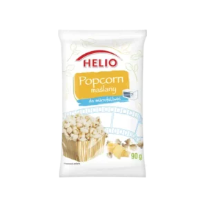 HELIO Popcorn Maślany do Mikrofalówki 90 g
