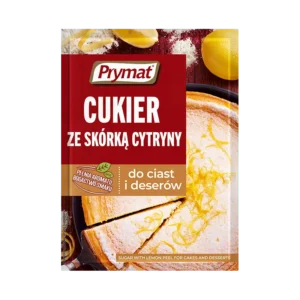 Prymat Cukier ze Skórką Cytryny do Ciast i Deserów 15 g