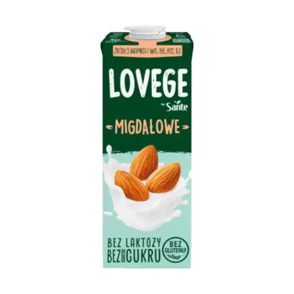 Lovege Napój Migdałowy Bez Cukru 1 l