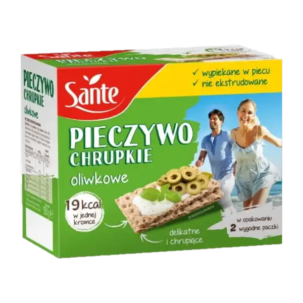 Sante Pieczywo Chrupkie Oliwkowe 150 g