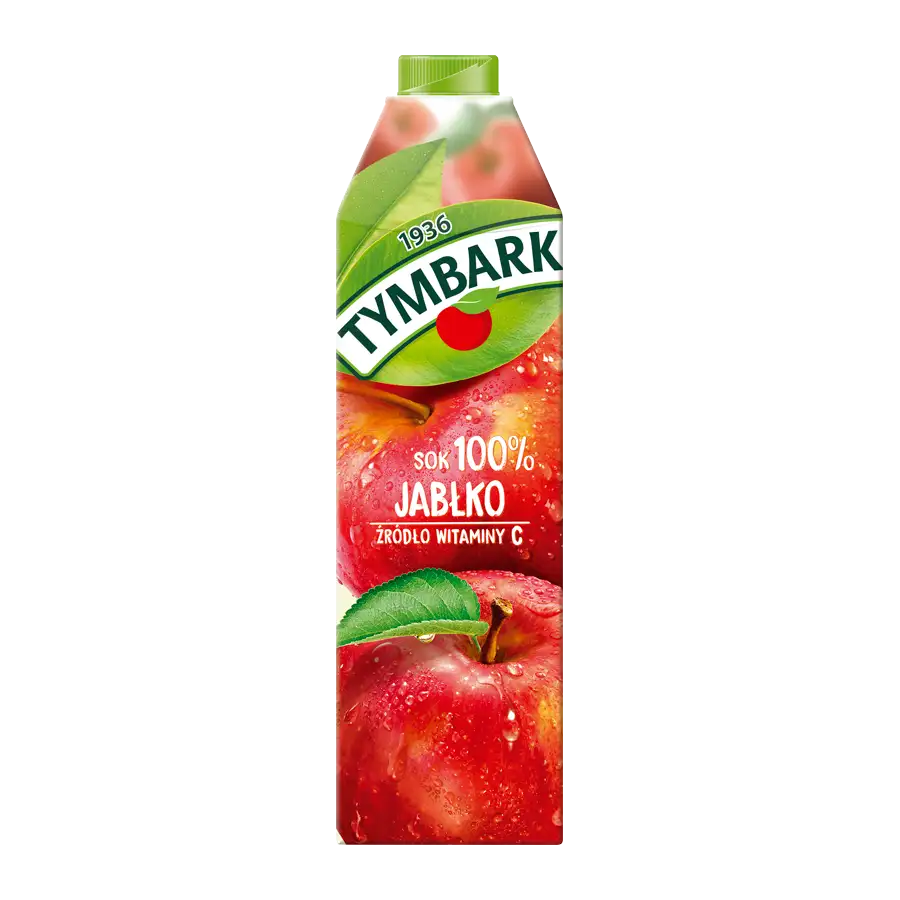 Tymbark Sok 100% Jabłko 1 l
