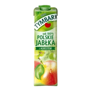 Tymbark Sok 100% Polskie Jabłka z Agrestem 1 l