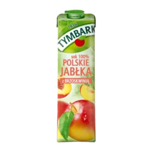 Tymbark Sok 100% Polskie Jabłka z Brzoskwinią 1 l