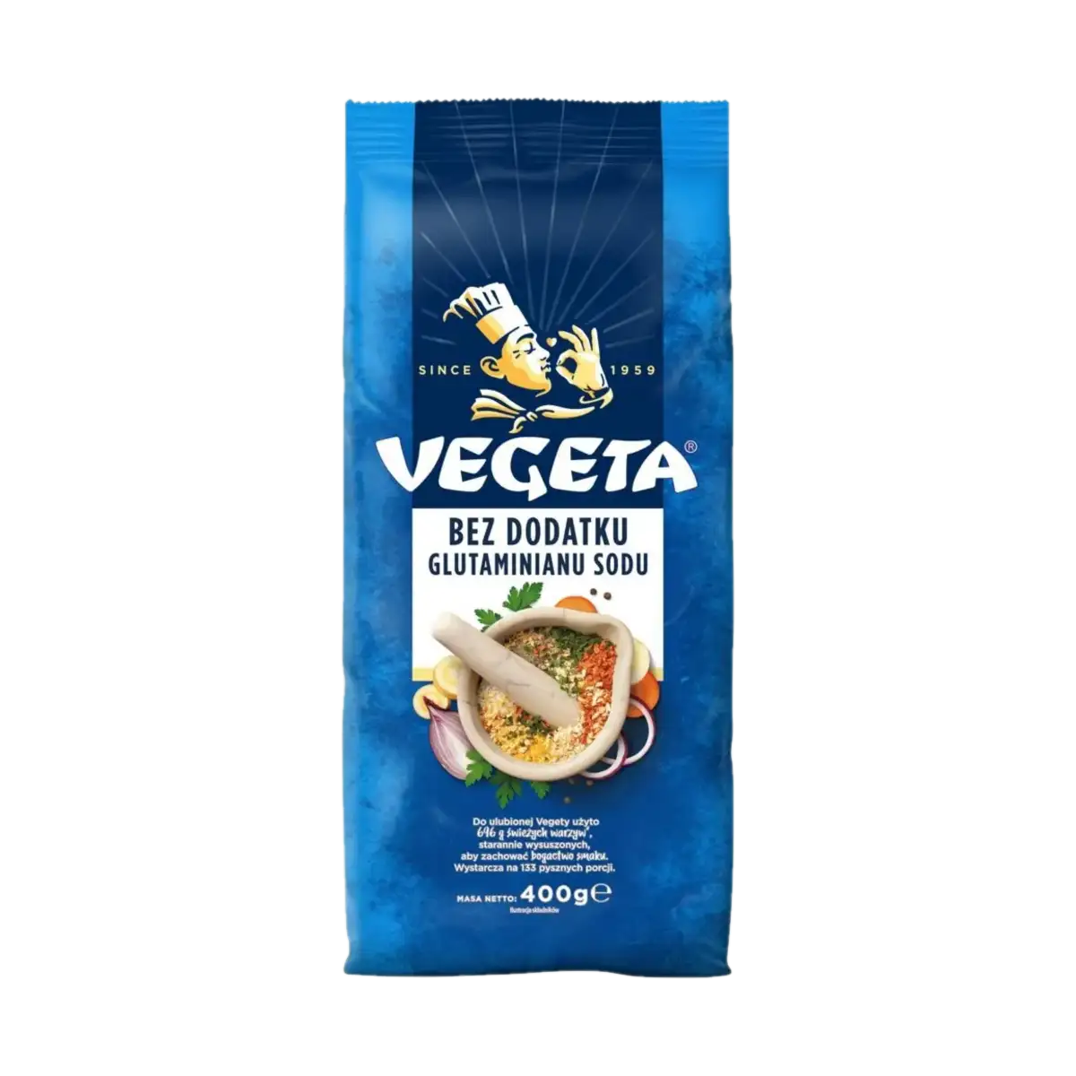 Podravka Vegeta Przyprawa Warzywna do Potraw Bez Dodatku Glutaminianu Sodu 400 g