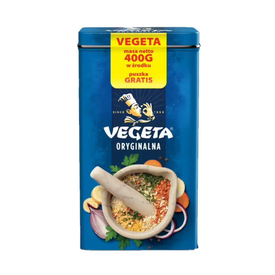 Podravka Vegeta Przyprawa Warzywna do Potraw 400 g Puszka