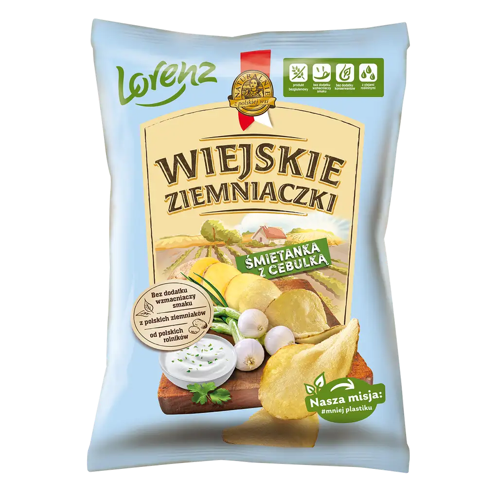 Wiejskie Ziemniaczki Śmietanka z Cebulką 130 g