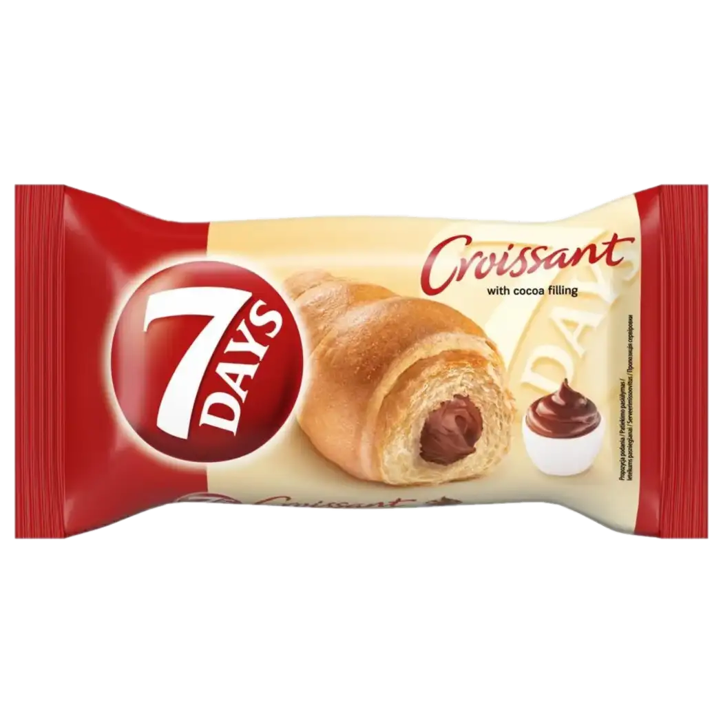 7DAYS Croissant z nadzieniem kakaowym 60 g
