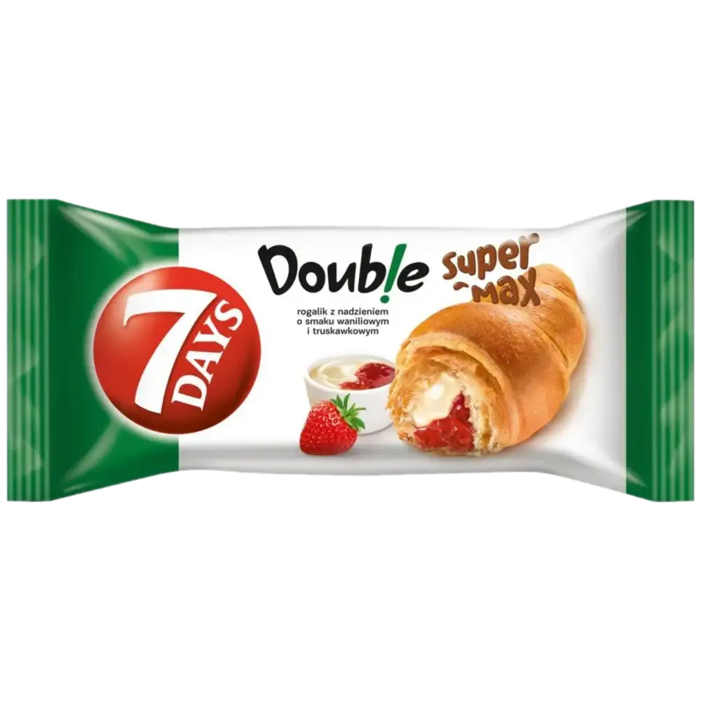 7DAYS Double Super Max Wanilia-Truskawka 110 g