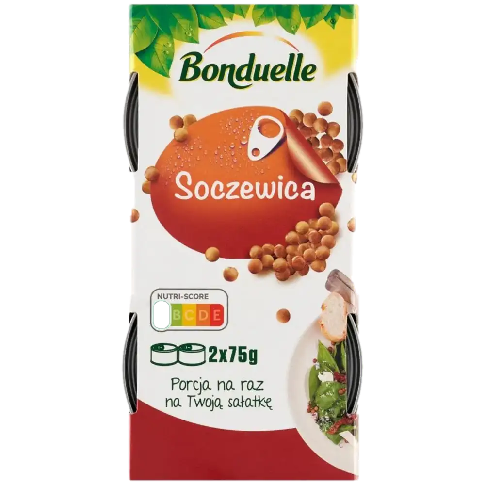 bonduelle soczewicza 2x Bonduelle Soczewica Beluga 150 g (2 × 75 g)