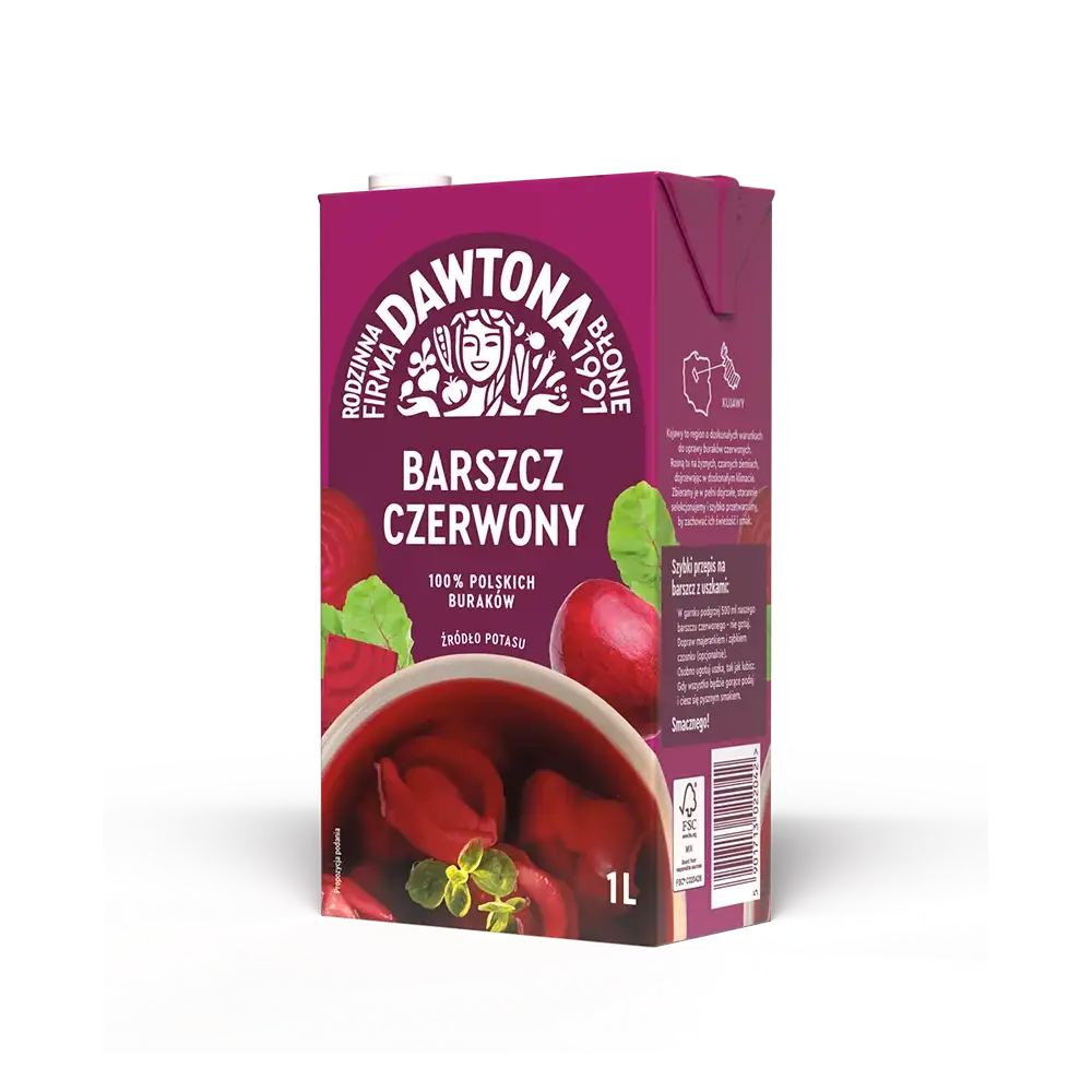 dawtona barszcz czerwony 1l Dawtona Barszcz Czerwony 1 l