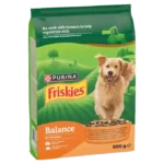Friskies Balance Sucha Karma dla Psa z Kurczakiem, Wołowiną i Warzywami 500 g