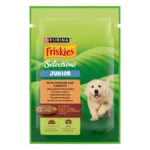 Friskies Junior Karma dla Szczeniąt z Kurczakiem i Marchewką w Sosie 85 g