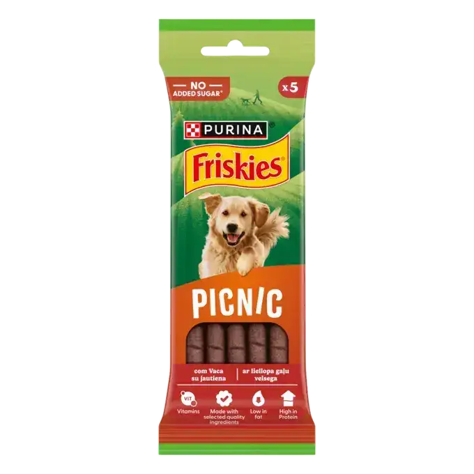 Friskies Picnic Przysmak dla Psa z Wołowiną 42 g