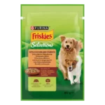 Friskies Karma dla Dorosłych Psów z Kurczakiem i Marchewką w Sosie 85 g