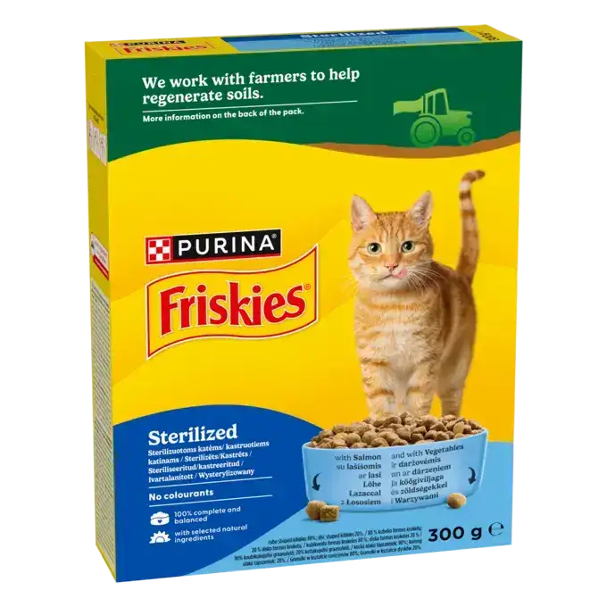 Friskies Steril Karma dla Kota z Łososiem i Warzywami 300 g