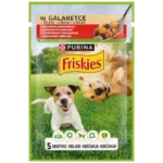 Friskies Karma dla Dorosłych Psów z Wołowiną i Marchewką w Galaretce 85 g