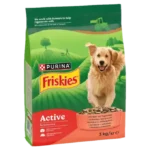 Friskies Active Sucha Karma dla Psa z Wołowiną i Warzywami 3 kg