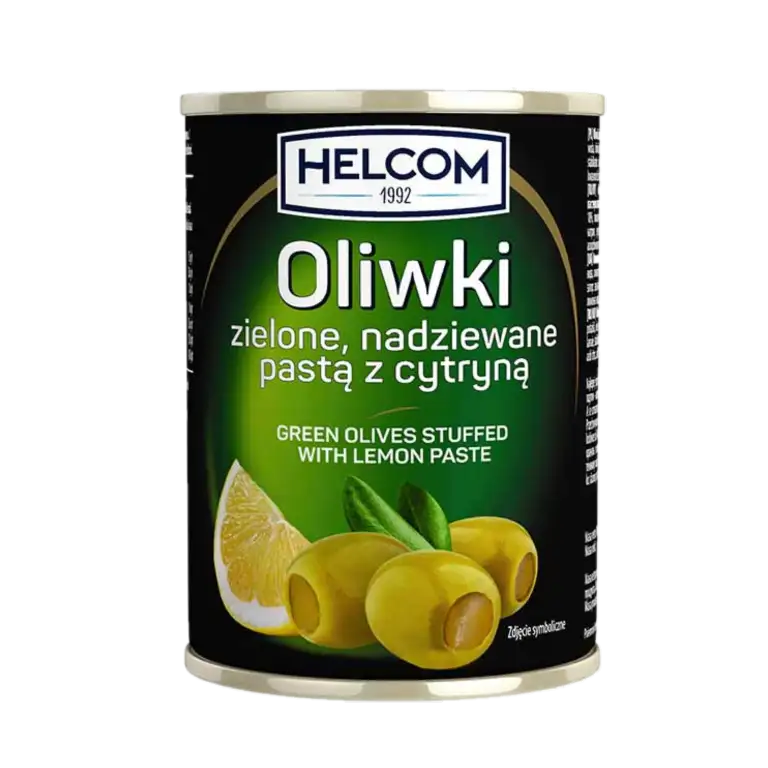 oliwki z cytryną helcom Helcom Oliwki zielone nadziewane cytryną 300 ml