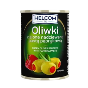 Helcom Oliwki zielone nadziewane papryką 300 ml
