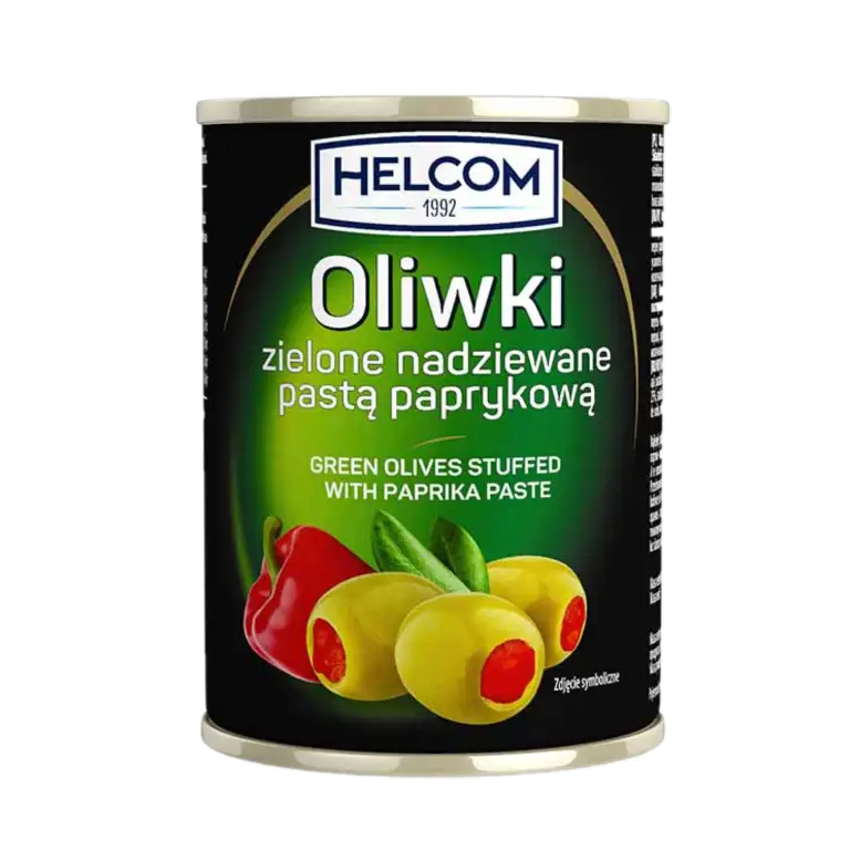oliwki z papryka helcom Helcom Oliwki zielone nadziewane papryką 300 ml