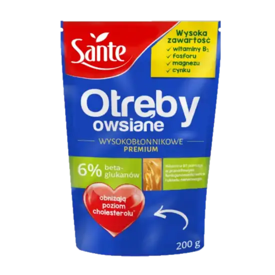 Sante Otręby Owsiane Wysokobłonnikowe Premium 200 g
