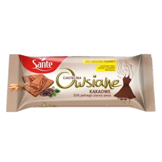 Sante Ciasteczka Owsiane Kakaowe 150 g
