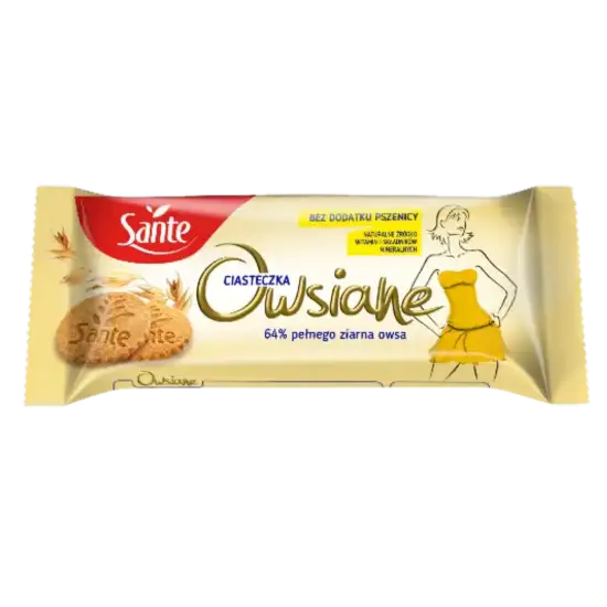 Sante Ciasteczka Owsiane Naturalne 138 g