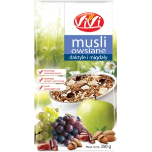 VIVI Musli Owsiane Daktyle i Migdały 350 g