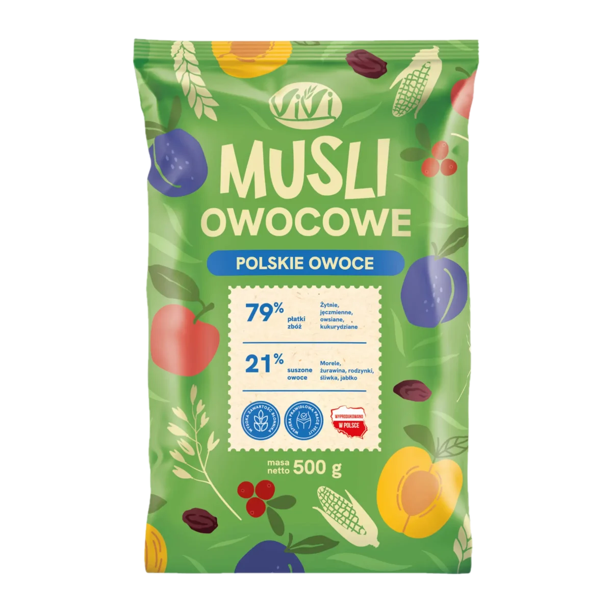 VIVI Musli Polskie Owoce 500 g