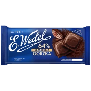 E.Wedel Czekolada Klasyczna Gorzka 64% 90 g
