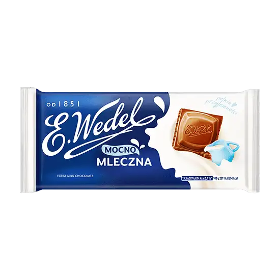 E.Wedel Czekolada Mocno Mleczna 80 g