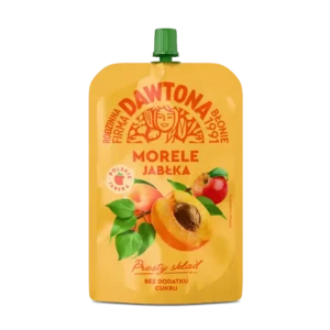 Dawtona Mus Morele Jabłka 180 g