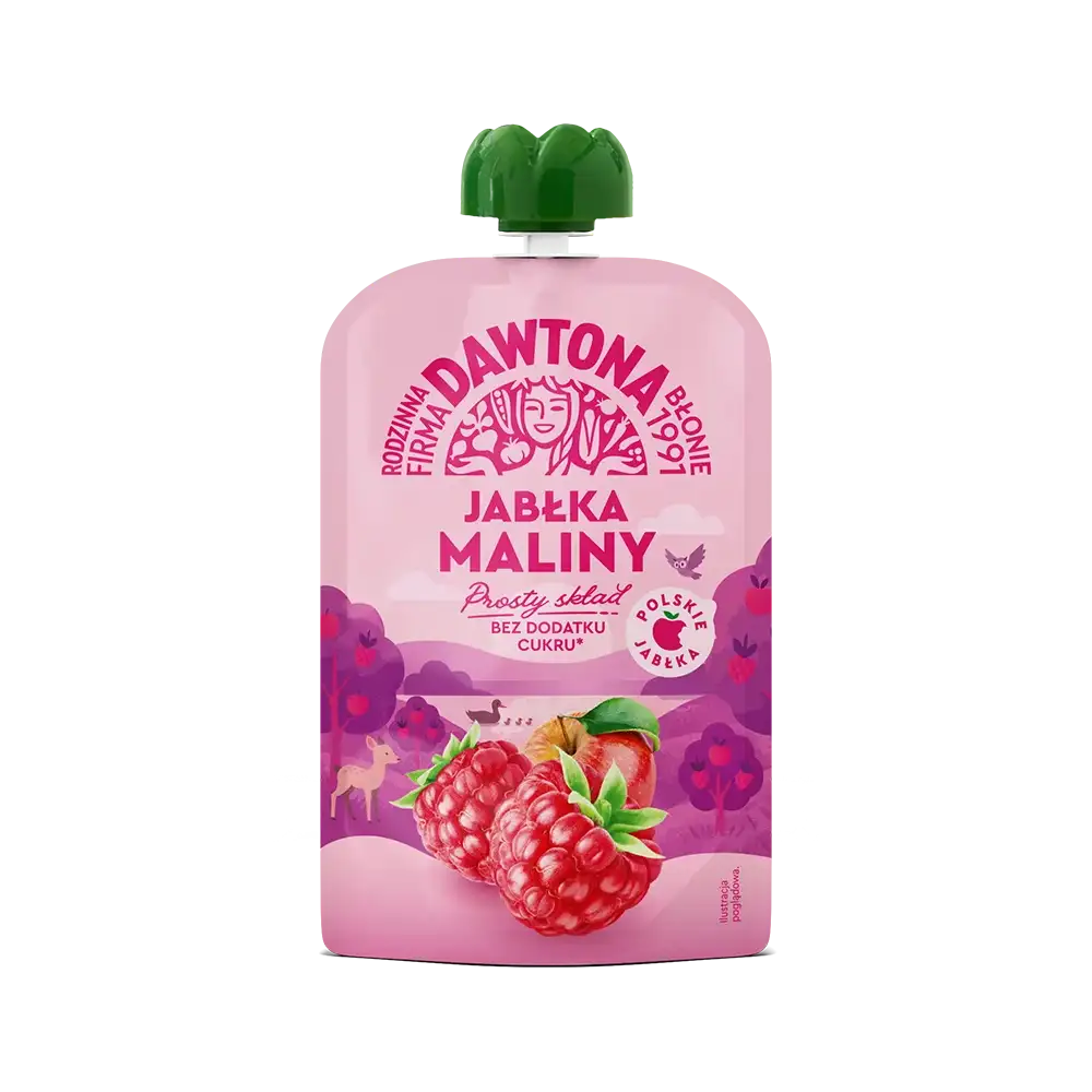 Dawtona Mus Maliny i Jabłka 180 g